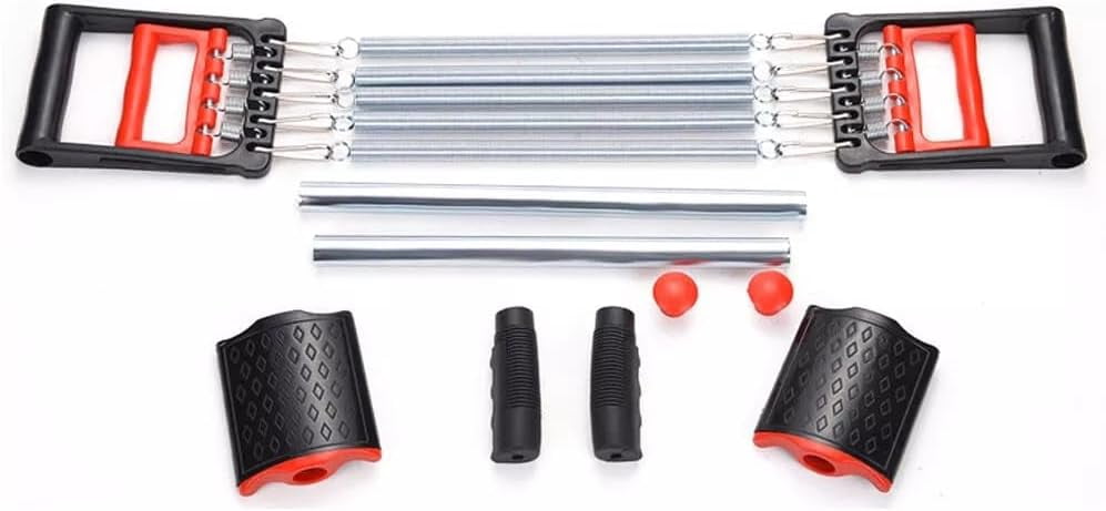 Hand Grip Strengthener,Home Fitness Equipment 5-Spring Exerciser Chest Expander Pull up Arm Tools for Finger Abdomen Waist Arm Stretching Slimming Training