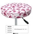 thumbnail image 4 of Bingfone Lilies Flowers Padded Round Bar Stool Cover Cushion with Elastic Fabric Round Chair Seat - Lilies Flowers, 4 of 7