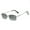 Silver, variant on Men Black Memory Titanium Alloy Bifocal Reading Glasses 4.00 Tinted Gray Sunglasses Half Rimless Flexible Readers +4.00 Strength