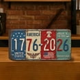 thumbnail image 7 of IFRINID Metal Decorative Sign, 250th Anniversary Patriotic Wall Decor for Home Garage and Office, 7 of 7