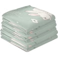thumbnail image 7 of Cute Rabbit Bunny Kitchen Tea Towels Set of 4 Absorbent Hand Dish Towels, Vintage Floral Bird Dishcloths Lint-Free 18x28 Inch Fast Drying for Cooking Baking Home Clean, 7 of 7