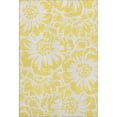 thumbnail image 2 of Addison Rugs Mayfield Washable Transitional Floral Yellow Rectangle Rug, 10' x 14', 2 of 6