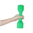 thumbnail image 2 of SEWACC 4Pcs Green Plastic Dumbbells for Outdoor Games Dance and Exercise Training, 2 of 6