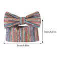 thumbnail image 2 of Yucurem Women Straw Evening Bag With Bow Weaving Clutch Bag Lady Daily Bag (Multicolor) Casual straw bag (Multicolor), 2 of 5