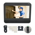 thumbnail image 2 of VIDEO HOREBELL, 150 Grados 1080p Detección de Movimento Visor Vídoro Visor Inalámbrico Wifi 4.3 Pulgadas Intercomitien LCD para Oficina, 2 of 7