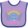 thumbnail image 3 of Inktastic Great Granddaughter Great Grandpa Girls Baby Bib, 3 of 4