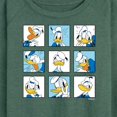 thumbnail image 3 of Mickey & Friends - Donald Grid - Women's Lightweight French Terry Long Sleeve Shirt, 3 of 5