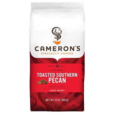Cameron's Whole Beans Flavored Toasted Southern Pecan Light Roast ...