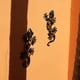thumbnail image 5 of Arte del hierro Gecko lagarto decoración de pared decoración del jardín del hogar, 5 of 5
