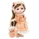 thumbnail image 3 of 2 piezas 13 muñeca de niña articulada de pelo suave con zapatos de muñeca de princesa Macarena muñeca de rótulas, 3 of 8