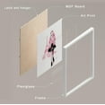 thumbnail image 4 of PixonSign Framed Wall Art Fashion Sketch Paris France Eiffel Tower Perfume Posters, Set of 4 Pink Preppy Room Digital Art Minimalism Modern Canvas Prints for Home Decor - 8"x10" White, 4 of 5