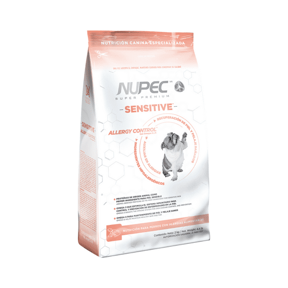 Alimento para perro Nupec Sensitive 2Kg