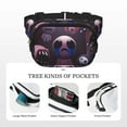thumbnail image 3 of Saiise The Binding of Isaac Print Fanny Pack Crossbody Bag for Women and Men, Belt Bag for Hiking Bum Bag with Adjustable Strap, Waist pack for Running Workout Sports Travel, 3 of 7