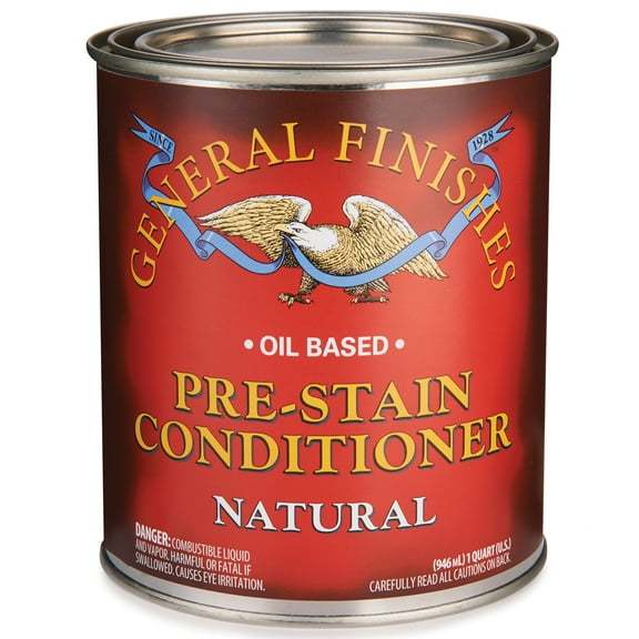1 qt General Finishes PSQT Clear Pre-Stain Oil-Based Wood Conditioner
