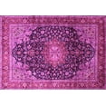 thumbnail image 1 of Ahgly Company Indoor Rectangle Medallion Pink Traditional Area Rugs, 7' x 10', 1 of 4