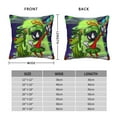 thumbnail image 4 of Throw Pillow Covers 26"x26" Inch, Looney Tunes Marvin the Martian Decorative Pillow Case for Sofa Couch Chair Bedroom Modern Decor, 4 of 7