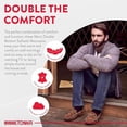 thumbnail image 6 of Minnetonka Men's Suede Moccasin Slippers, Double Bottom Soft Leather Sole Slip-on, Brown Ruff, 7 W, 6 of 6