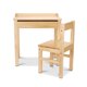 thumbnail image 1 of Set de escritorio y silla Melissa & Doug, de madera, con tapa elevable, color miel, 1 of 8