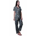 thumbnail image 3 of Moomaya Pyjamas Imprimés pour Femmes Ensembles de Détente Pj Coton Tenue de Nuit Décontractée, 3 of 6