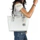 thumbnail image 5 of Bolso Michael Kors Large Charlotte de piel saffiano blanca, 5 of 5