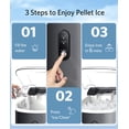 thumbnail image 4 of Máquina de hielo en forma de pepitas eléctrica de 35 libras por día con autolimpieza, 4 of 4
