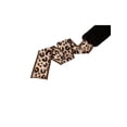 thumbnail image 5 of INSPIRE CHIC Women's Leopard Ribbons Faux Fur Wrap Collar Scarf Plush Neck Scarves Black, 5 of 5