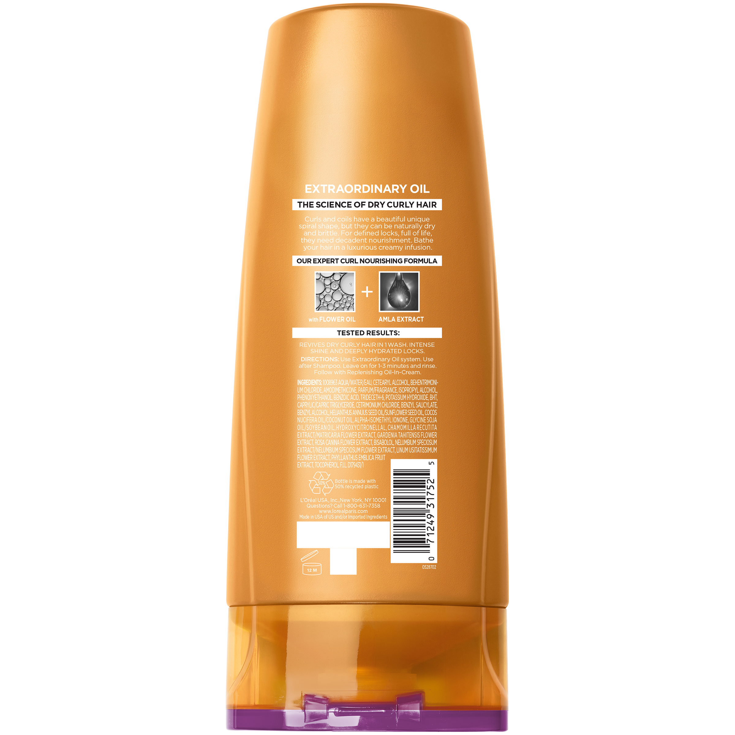 L'Oreal Paris Elvive Extraordinary Oil Conditioner for Curly Hair, 12.6 oz - image 4 of 6