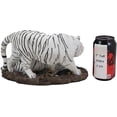 thumbnail image 3 of Ebros 10.25" Wide Embracing Albino Bengal White Tiger Couple Statue As Predator Forest Tigers Giant Cats Decorative Resin Collection Figurine Perfect for Shelves Desktops Decors, 3 of 4