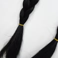 thumbnail image 2 of SUEE Girls Kids Wednesday Addams Wig Long Black Braided Wig Halloween Party, 2 of 5