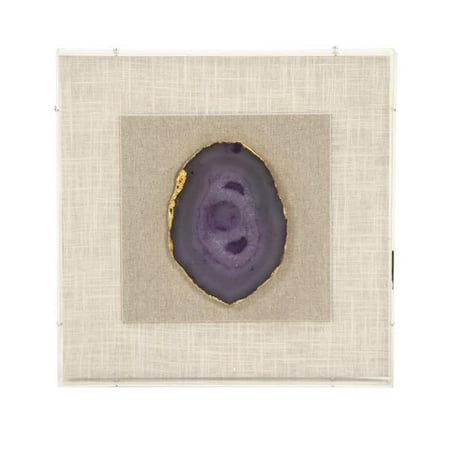 

Geode Acrylic Framed Wall Art Violet