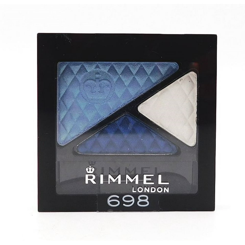 Rimmel Glam Eyes Trio Eye Shadow 698 Modern Blues .148 Oz. Walmart