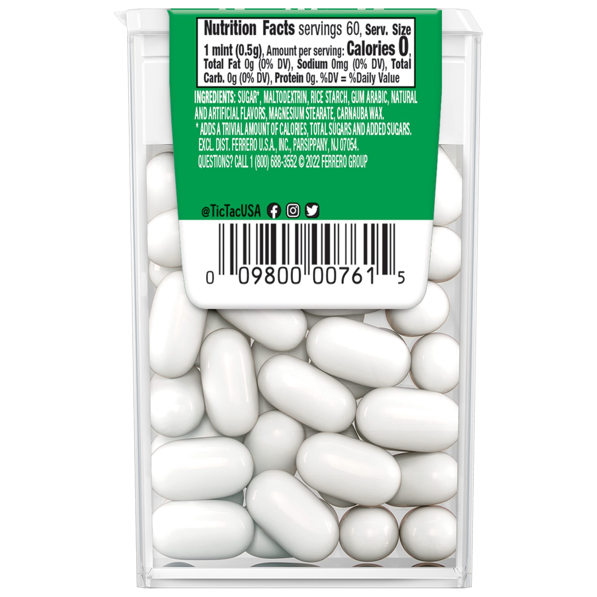 Tic Tac Freshmints Mints, 200 ct, 3.4 oz