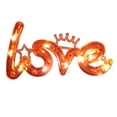 thumbnail image 2 of WREESH 2021 Valentine's Day Warm Decorative Lighting LOVE Lantern Home Decoration, 2 of 9