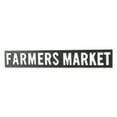 thumbnail image 3 of Contemporary Home Living 32.25" Black and Gray Farmers Market Wall Sign, 3 of 5