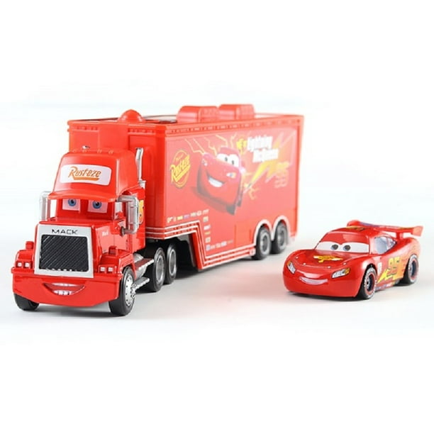 Disney-juguetes de carreras de camiones Pixar Cars 3 para niños, modelo fundido a presión 1:55, Mini Vehículo de interacción educativa, Dinoco, regalos de navidad