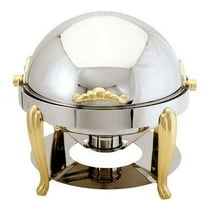 Update International (BEL-17) 8 qt Brass Accented Bel Air Chafer