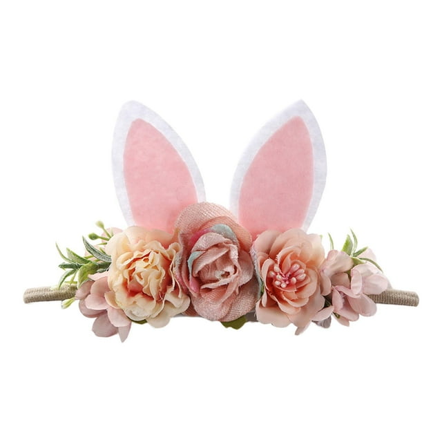 Orejas de conejo animales diadema decoración de la foto de la foto de los niños diadema elástica para niños Estilo B