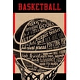 thumbnail image 2 of Longfellow Designs 23x32 Black Ornate Wood Framed with Double Matting Museum Art Print Titled - Basketball, 2 of 4