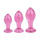 thumbnail image 2 of Abalorios de cristal anal, masajeador de sexo personal con tapón anal, juego de 3 piezas, unisex,11 Feliz Sencillez, 2 of 5