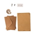 thumbnail image 1 of Sidaley Sobres Kraft de 12 piezas, papel de carta de superficie lisa, sobres hechos a mano, accesorios de estampado, sello adhesivo, suministro cartulina Tipo 3, 1 of 6