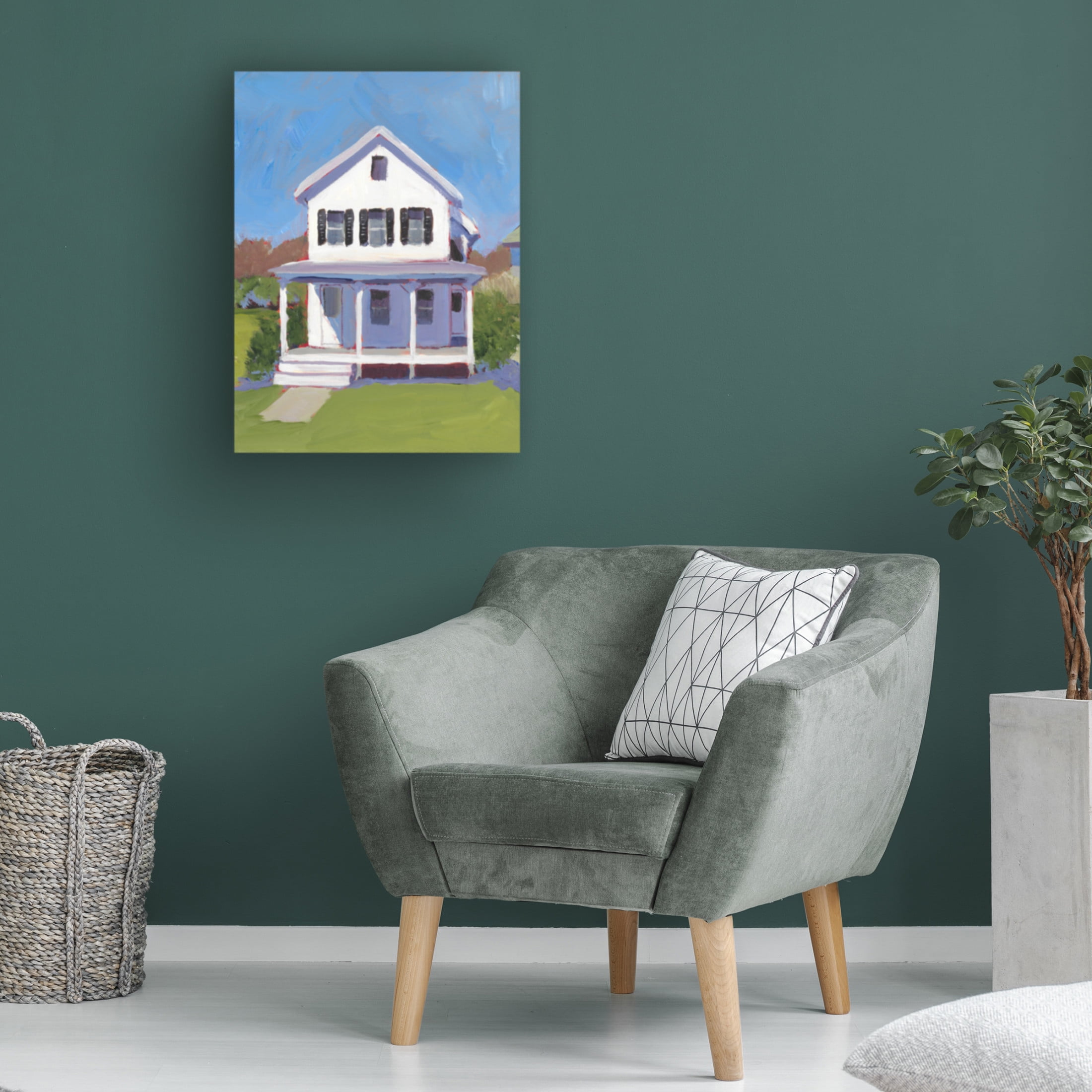 Trademark Fine Art Carol Young Victorian Home II Canvas Wall Art