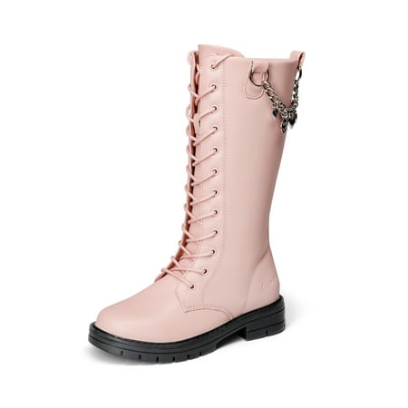 

Dream Pairs Girls Knee High Boots Winter Riding Shoes (Little Kid/Big Kid) SDBO2216K PINK Size 2