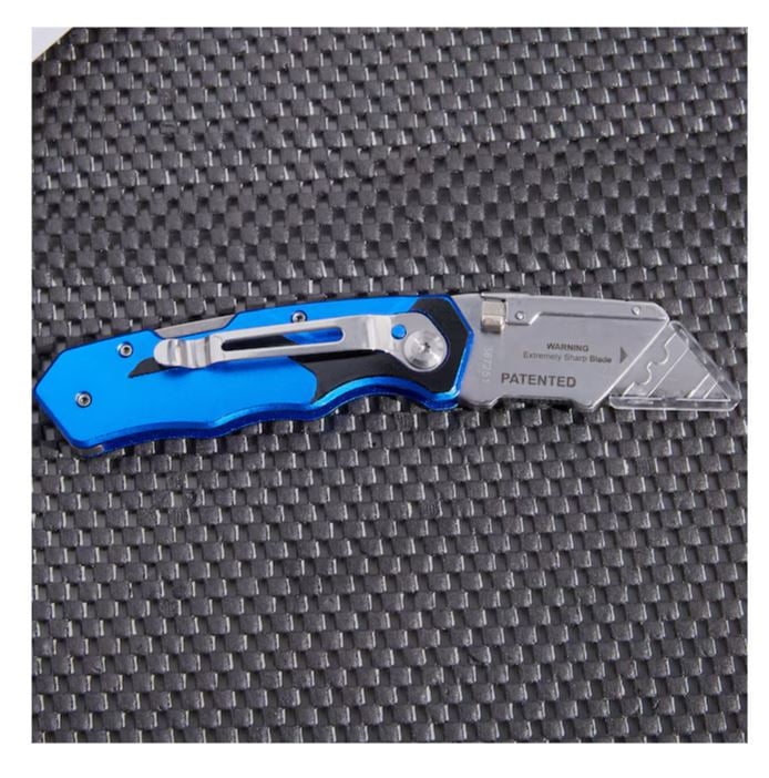 3 PACK Kobalt Lockback 3/4-in 11-Blade Folding Utility Knife