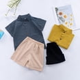 thumbnail image 6 of Xinhuaya 2Pcs Summer Children Clothing Outfits T-Shirt Top + Shorts Bottom Sets, 6 of 7