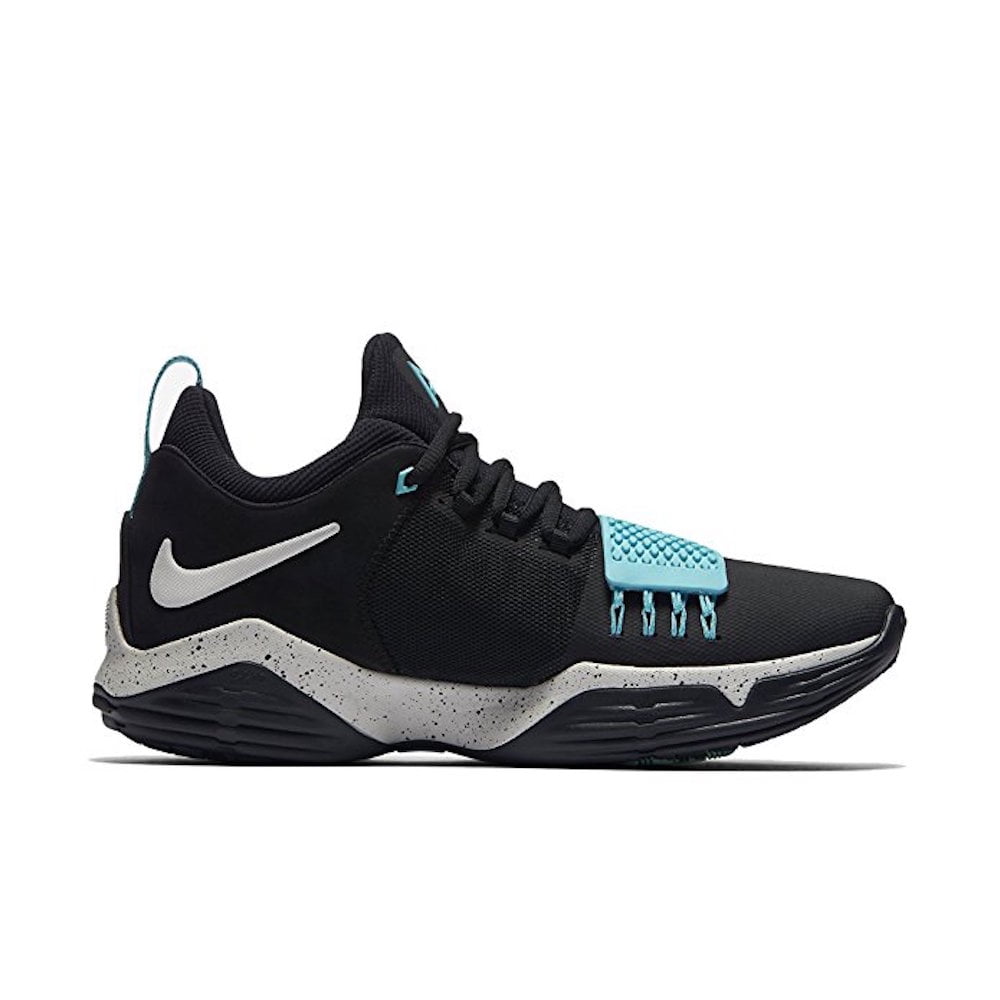 Como Doncella telar Nike Men's PG 1 Black/Aqua Basketball Shoes - Walmart.com