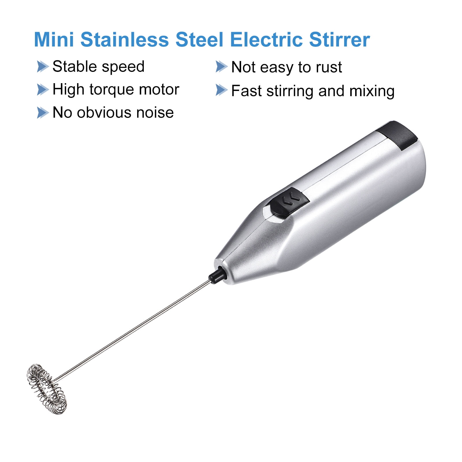Elementi Coffee Stirrers Electric Mini Mixer for Powder Drinks - Electric  Stirrer for Drinks - Electric Whisker for Mixing - Electric Drink Stirrer 