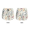 thumbnail image 4 of Disketp Watercolor Floral Print Women's Shorts Workout Shorts for Athletic Gym Running Shorts with Phone Pockets Medium, 4 of 8