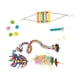 thumbnail image 5 of Bird Perch Stand Chewing Toys, Durable Parrot Swing Toys Set Bright Colors Attractive For Parrots ANGGREK AC6987, 5 of 8