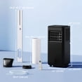 thumbnail image 3 of HOMCOM 10000 BTU AC Unit, Portable Air Conditioner with WiFi Control, Black, 3 of 10