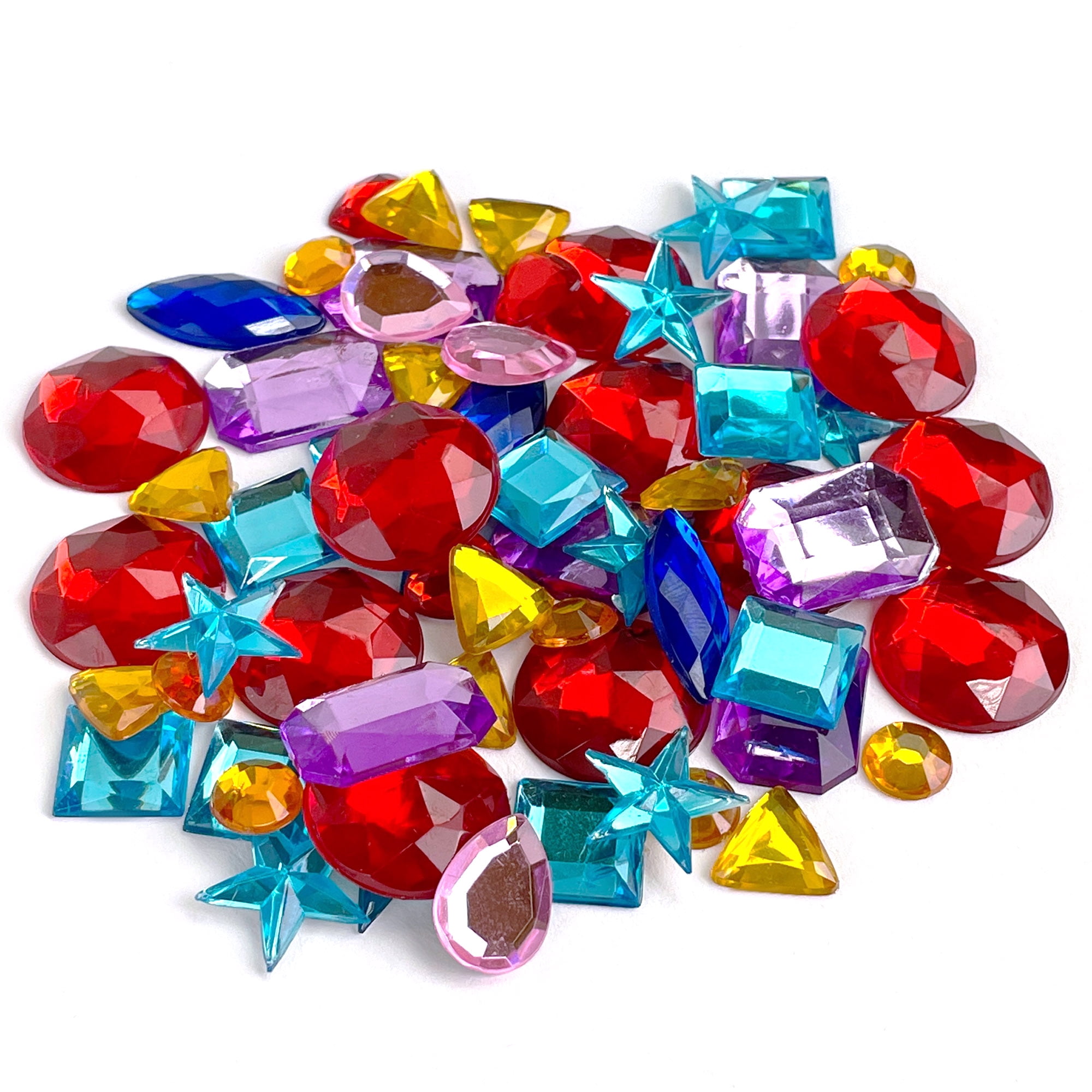 Hello Hobby Loose Gemstones - Assorted Colors - 18 mm